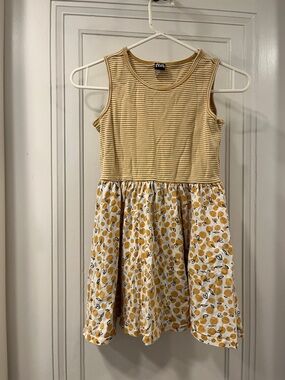 Tea Collection summery oranges dress size 7 sleeveless